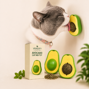 🐾 Avocado Catnip Interactive - Cat  Play Toy