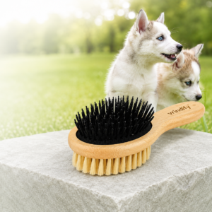 🐾 Dual Sided Bamboo Pet Grooming Brush