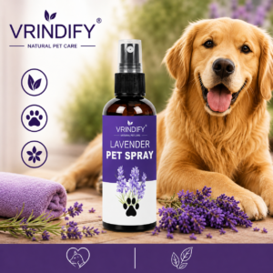 🐾 Lavender Fresh Pet Spray – Natural Deodorizing Mist for Dogs & Cats