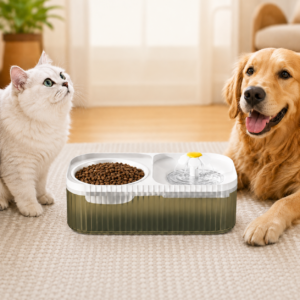 🐾Automatic Pet Water Dispenser & with Food Bowl